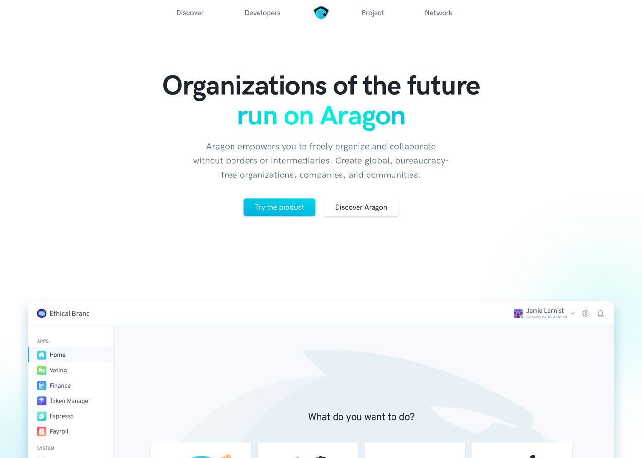 Aragon Website