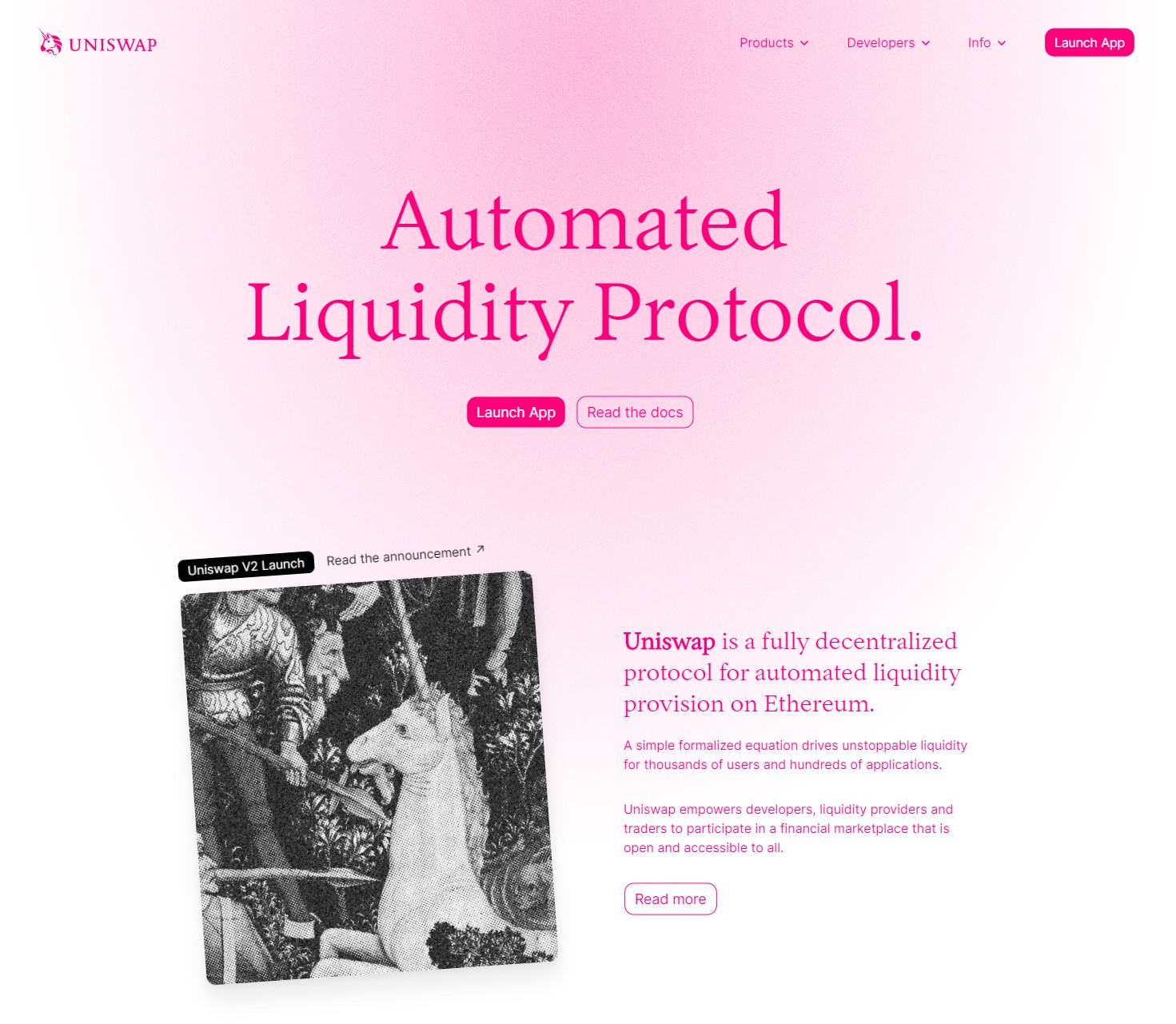 Uniswap Website